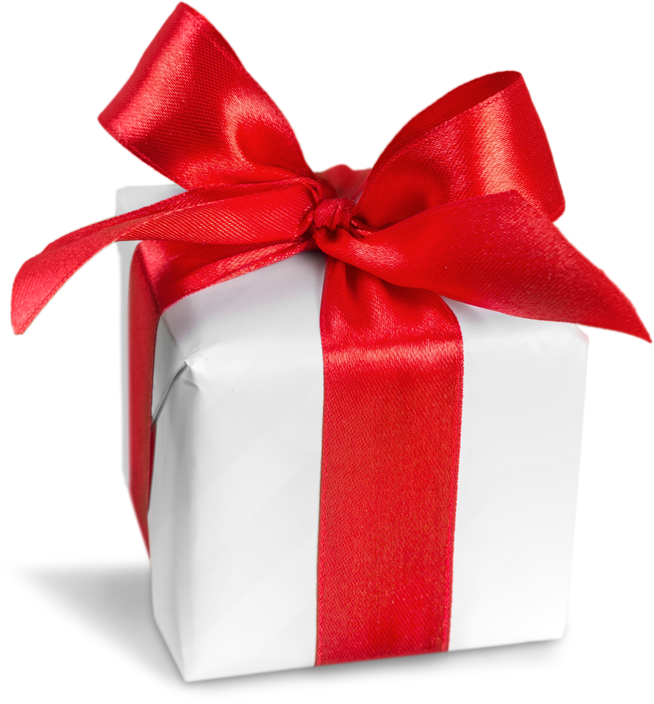 Cute Gift Box with Ribbon Bow
